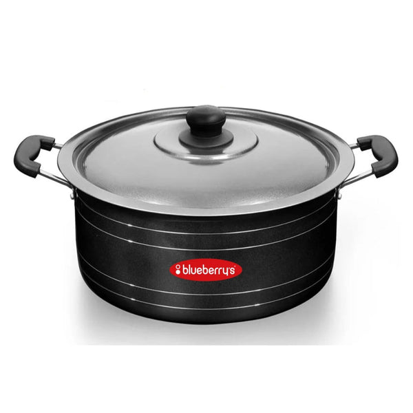 Blueberry’s Prime Nonstick Aluminum Biriyani Pot Large Size with Lid 16 Liter/ 36cm