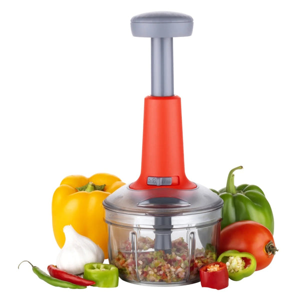 Blueberry’s Food Chopper Manual Hand-Press Vegetable Chopper 650 ml