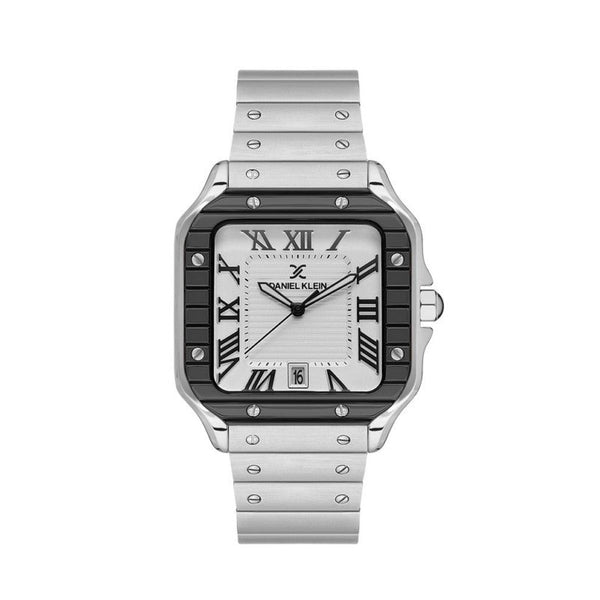 Daniel Klein Men Silver Stainless Steel Analog Watch DK1136473