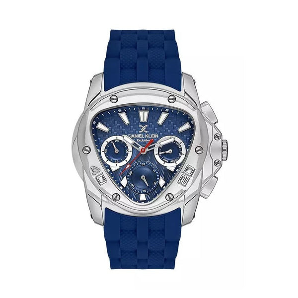 Daniel Klein Men Blue Silicone Analog Watch DK1136792