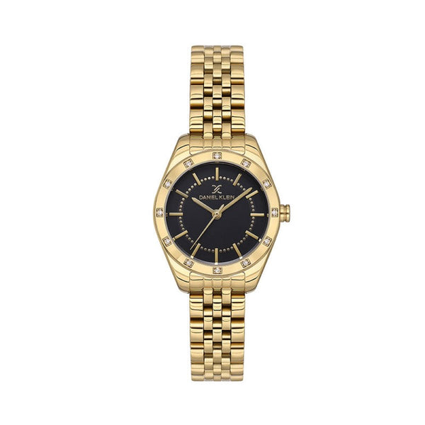 Daniel Klein Women Gold Stainless Steel Analog Watch DK1137063