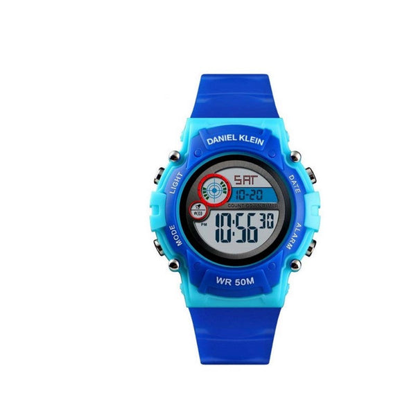 Daniel Klein Boys Blue Silicone Digital Smart Watch DK14771