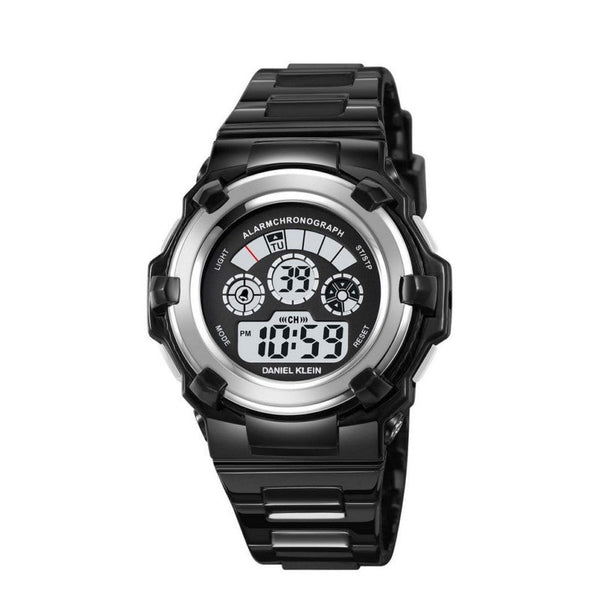 Daniel Klein Boys Black Silicone Digital Smart Watch DK21568