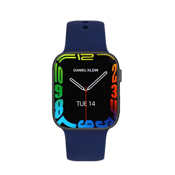 Daniel Klein Men Blue Silicone Digital Smart Watch