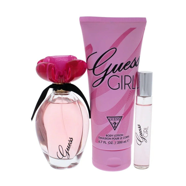 Guess Girl for Women EDT 100 ml/ Body Lotion 200 ml/ Travel Spray 15 ml 3pcs Set