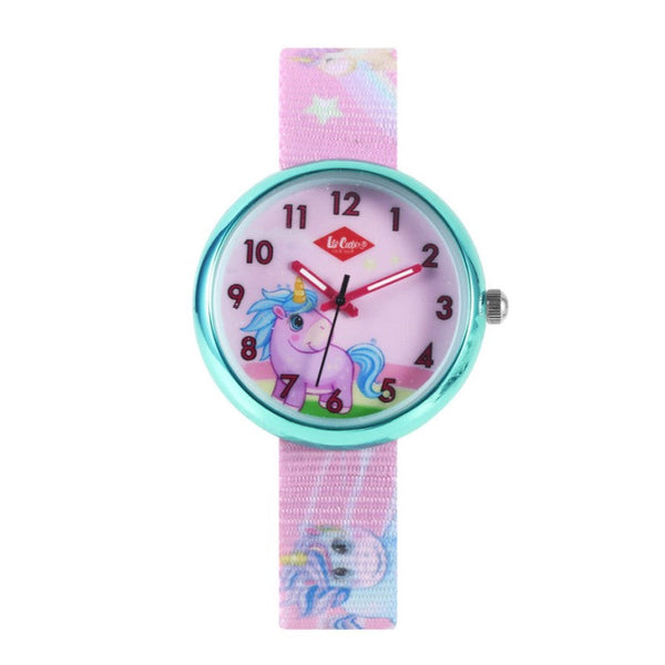 Lee Cooper Girls Pink Textile Analog Watch LCK3888