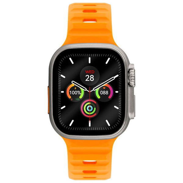 Lee Cooper Men Orange Silicone Digital Smart Watch LCSM302