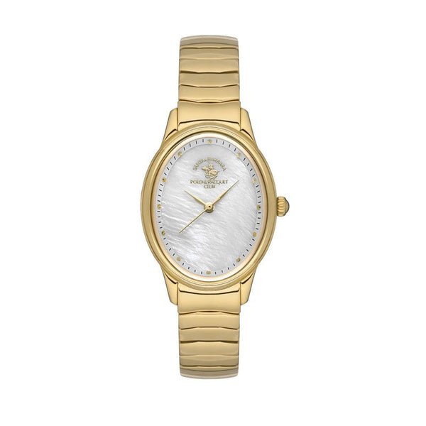 Santa Barbara Polo Women Gold Stainless Steel Analog Watch SB1105682