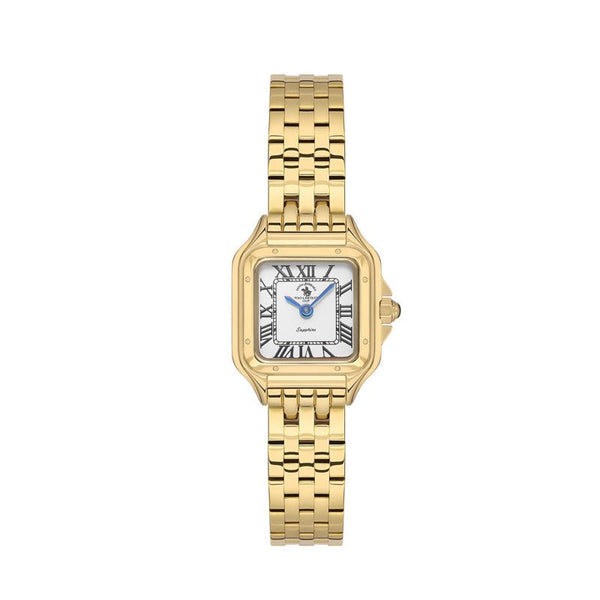 Santa Barbara Polo Women Gold Stainless Steel Analog Watch SB1105692